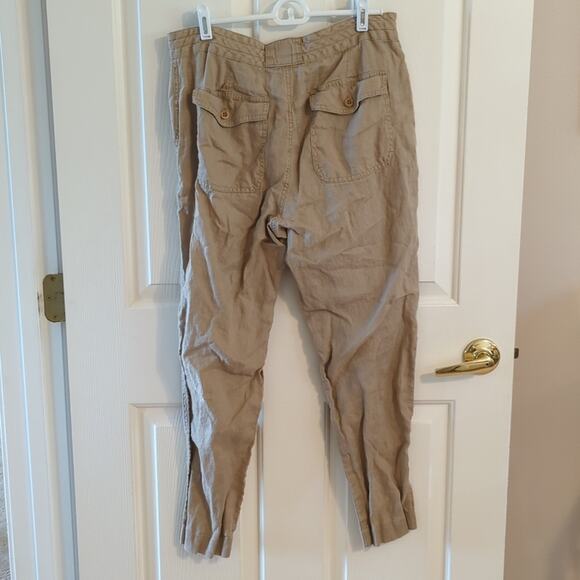 EUC Lauren Ralph Lauren Linen Joggers, 8 - Picture 5 of 6